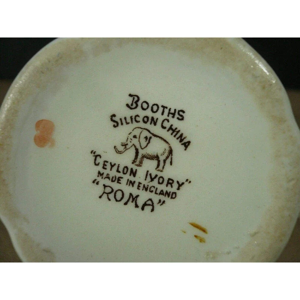 Vintage Booths Silicon China Ceylon Ivory ROMA Creamer